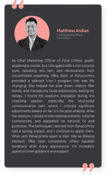 Mobile - Shoutouts Section - Matthew Ardian - Fore